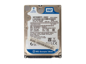 HDD за лаптоп 750GB WD WD7500BPVT 5400 8MB SATA (втора употреба)